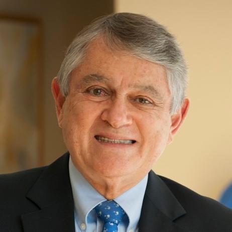 man with gray hair