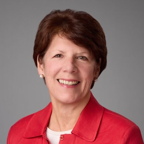 woman with short dark hair