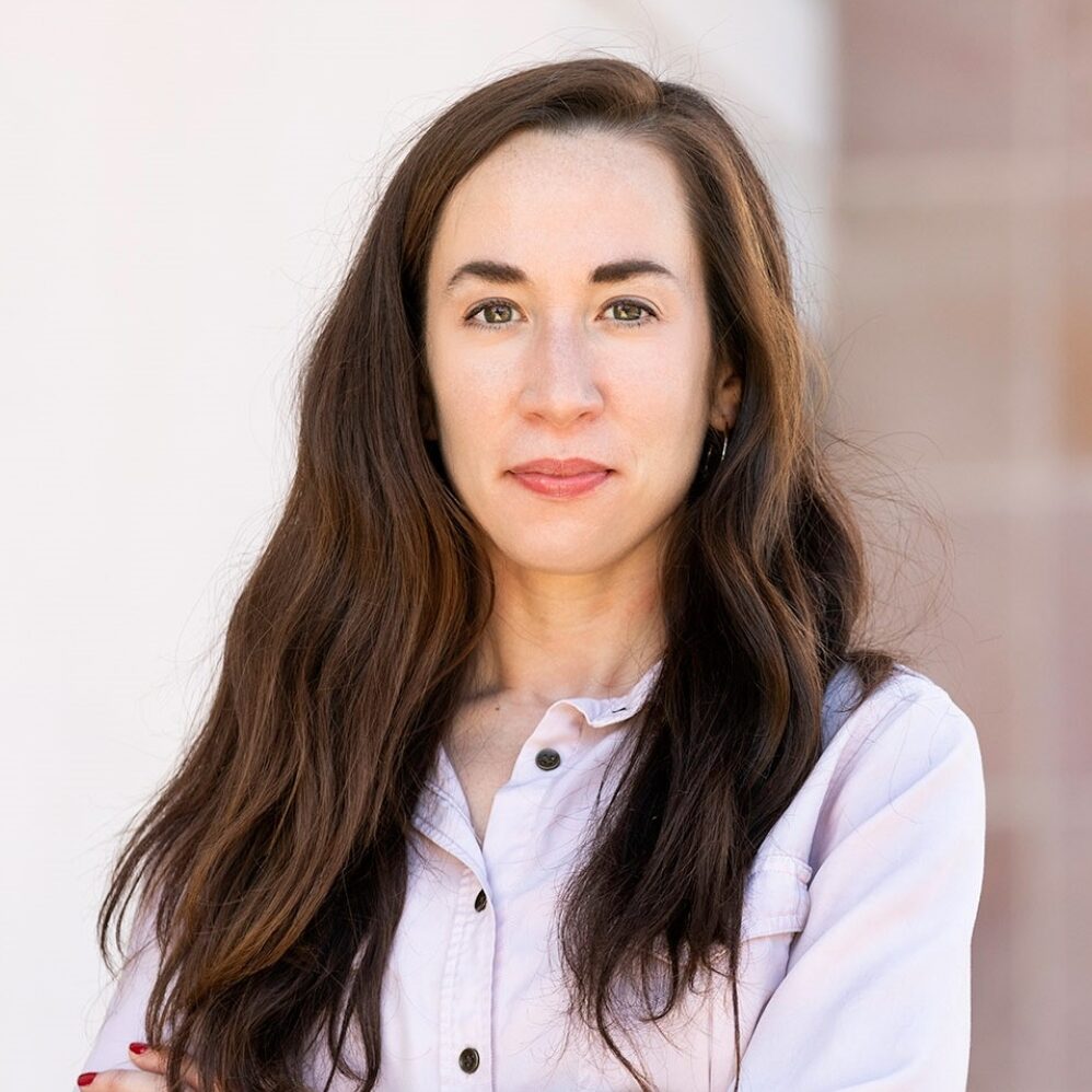woman with dark hair